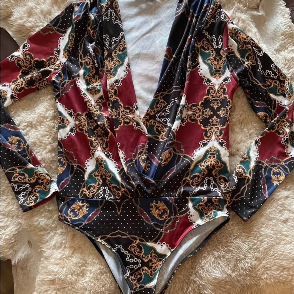 ZARA Long Sleeve Bodysuit